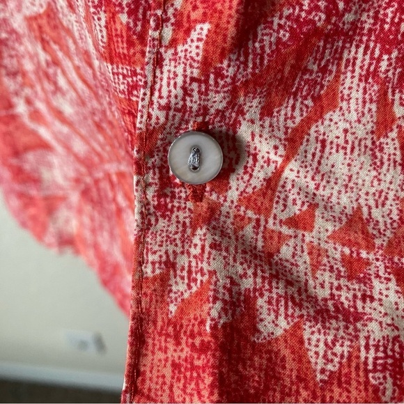 Tori Richard | Men's 100% Cotton Hawaiian Floral Button Down Shirt Size Large - Picture 4 of 7